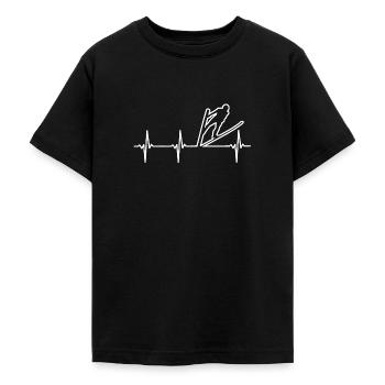 Skispringen Skispringer - Teenager T-Shirt - Schwarz - Vorne - AI Model Teenager Male light (155cm)