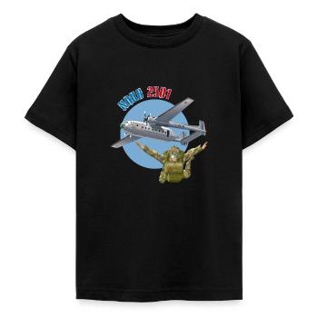 Abwurfgebiet - Teenager T-Shirt - Schwarz - Vorne - AI Model Teenager Male light (155cm)