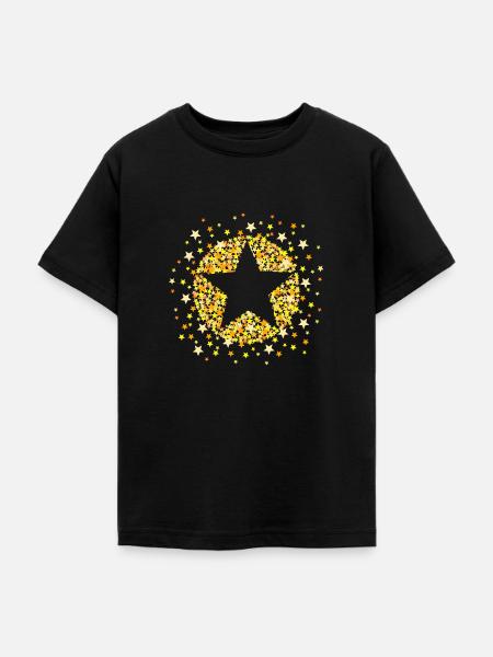 Stern - Teenager T-Shirt - Schwarz