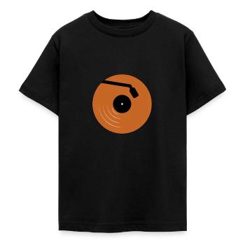 Schallplatte - Teenager T-Shirt - Schwarz - Vorne - AI Model Teenager Male light (155cm)