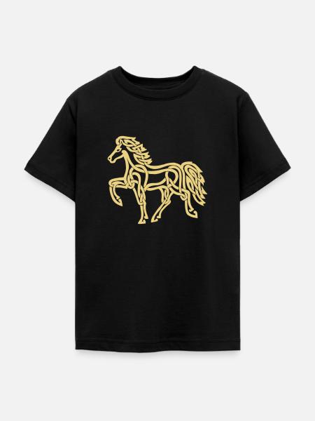 Celtic Tölter - Teenager T-Shirt - Schwarz