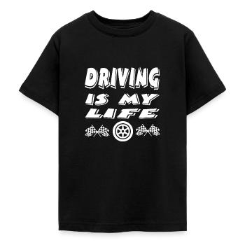 Auto - Teenager T-Shirt - Schwarz - Vorne - AI Model Teenager Male light (155cm)