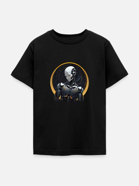 BLICK NACH UNTEN - Teenager T-Shirt - Schwarz