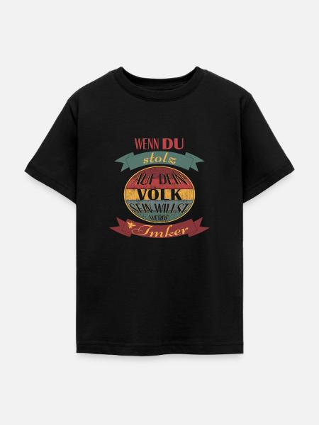 Stolzer Imker - Teenager T-Shirt - Schwarz