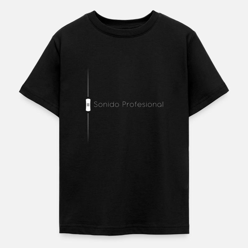 Fader blanc au son professionnel - T-shirt Ado - noir