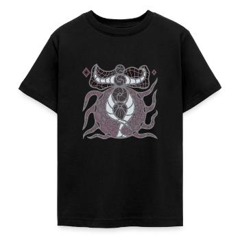 Anarchie der Energie. Chaos bestimmt Harmonie. - Teenager T-Shirt - Schwarz - Vorne - AI Model Teenager Male light (155cm)