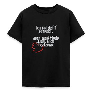 Nicht perfekt 2 - Teenager T-Shirt - Schwarz - Vorne - AI Model Teenager Male light (155cm)