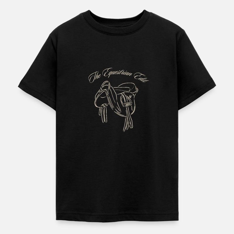 Selle De Cheval L’Equestre Modifier - T-shirt Ado - noir