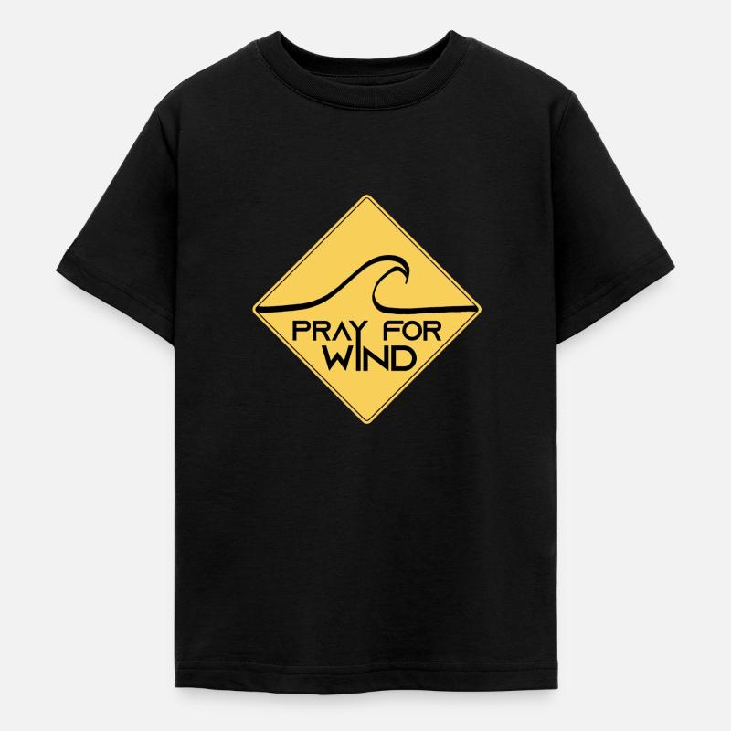 Pray for wind - T-shirt Ado - noir