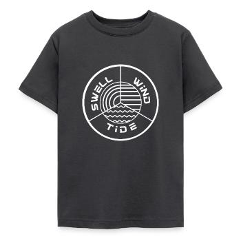 Surfing Surfboard Surfer Gift Idea - Teenage T-Shirt - dark grey - Front - AI Model Teenager Male light (155cm)