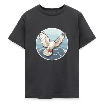 Frieden - Teenager T-Shirt - Dunkelgrau - Vorne - AI Model Teenager Male light (155cm)