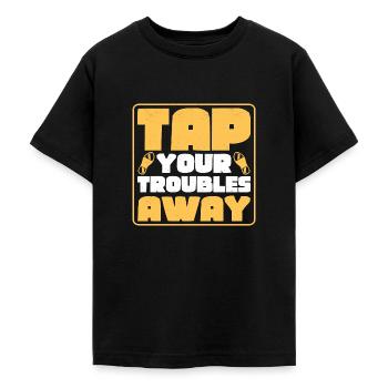 Tap Your Troubles Away Tap Dance Tap Dancer - Teenager T-Shirt - Schwarz - Vorne - AI Model Teenager Male light (155cm)