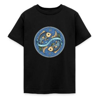 Fische angeln - Teenager T-Shirt - Schwarz - Vorne - AI Model Teenager Male light (155cm)