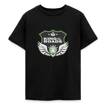 Kings of the Road - Teenage T-Shirt - black - Front - AI Model Teenager Male light (155cm)
