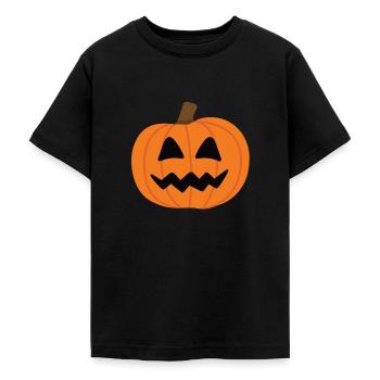 Kürbis - Teenager T-Shirt - Schwarz - Vorne - AI Model Teenager Male light (155cm)