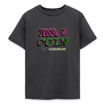 health informatics specialist clothing - Teenager T-Shirt - Dunkelgrau - Vorne - AI Model Teenager Male light (155cm)