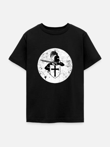 Ritter - Teenager T-Shirt - Schwarz