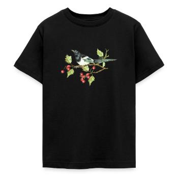 Bunter Vogel - Teenager T-Shirt - Schwarz - Vorne - AI Model Teenager Male light (155cm)