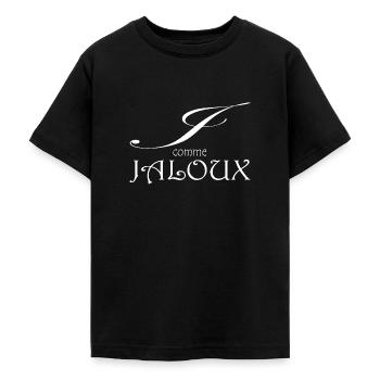 JALOUX - T-shirt Ado - noir - Devant - AI Model Teenager Male light (155cm)