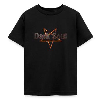 Âme sombre - T-shirt Ado - noir - Devant - AI Model Teenager Male light (155cm)