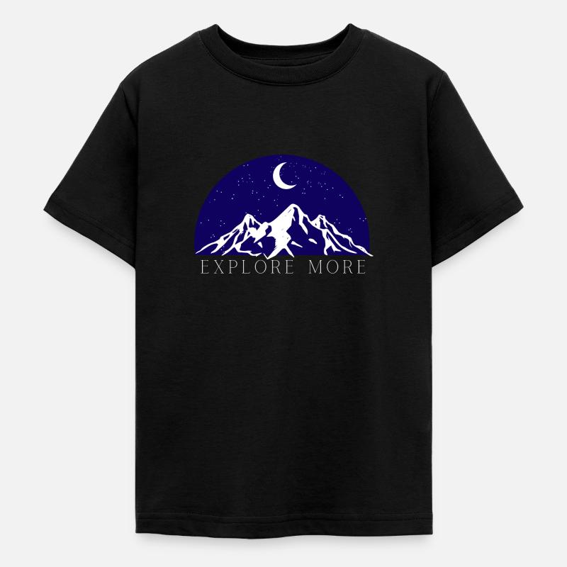 Explore more - T-shirt Ado - noir