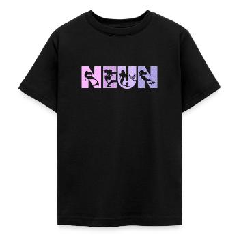 Geburtstag Mädchen 9 Jahre alt Nixe Meerjungfrau - Teenager T-Shirt - Schwarz - Vorne - AI Model Teenager Male light (155cm)
