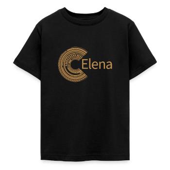 Für Elena - Teenager T-Shirt - Schwarz - Vorne - AI Model Teenager Male light (155cm)