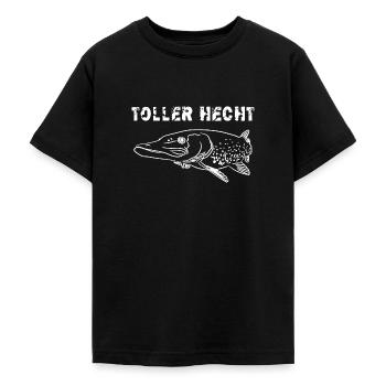 Angeln - Teenager T-Shirt - Schwarz - Vorne - AI Model Teenager Male light (155cm)