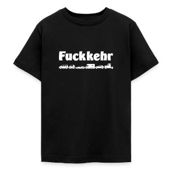 Fuckkehr - Scheiß-Verkehr - Teenager T-Shirt - Schwarz - Vorne - AI Model Teenager Male light (155cm)