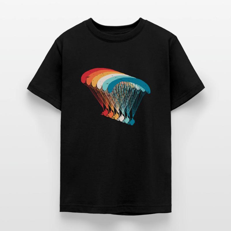 Skydive Evolution: Conception de parapente T-shirt Ado