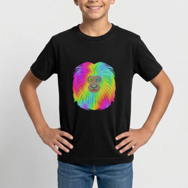 Tamarin Monkey Monkey Monkey Monkey Face Teenage T-Shirt