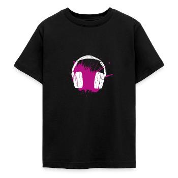 Musik - Teenager T-Shirt - Schwarz - Vorne - AI Model Teenager Male light (155cm)