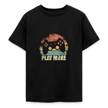 Gamer - Teenager T-Shirt - Schwarz - Vorne - AI Model Teenager Male light (155cm)