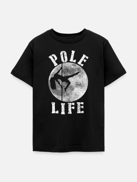 Pole Dance - Teenager T-Shirt - Schwarz