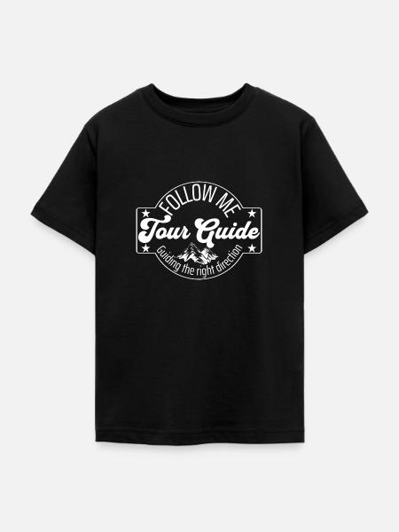 Tour Guide - Teenager T-Shirt - Schwarz