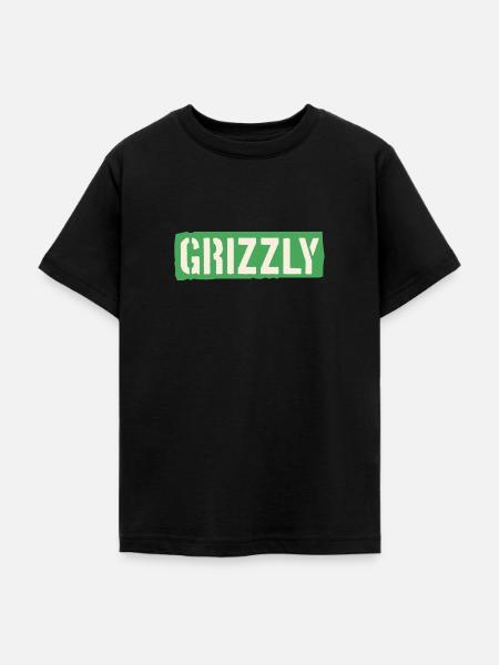 Grizzly Bär Slogan - Teenager T-Shirt - Schwarz