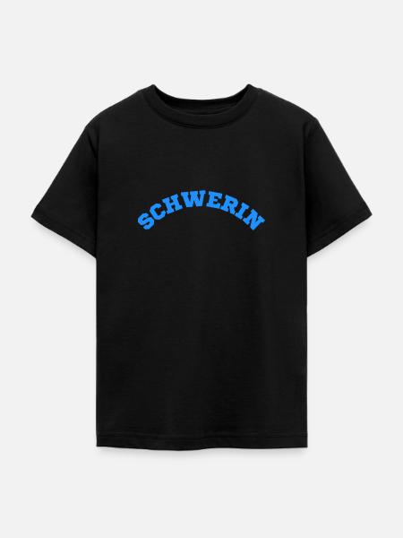 Schwerin - Teenager T-Shirt - Schwarz