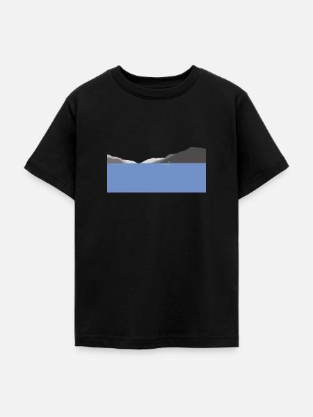 Loch Ness - Teenager T-Shirt - Schwarz
