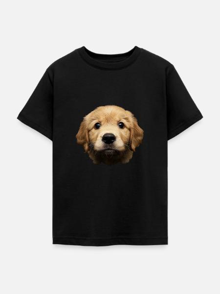 Golden Retriever - Teenager T-Shirt - Schwarz