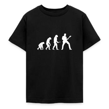 Guitar Evolution - Guitars Guitar Playercuteblacki - Teenage T-Shirt - black - Front - AI Model Teenager Male light (155cm)