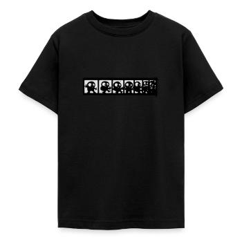 comics strip - Teenage T-Shirt - black - Front - AI Model Teenager Male light (155cm)
