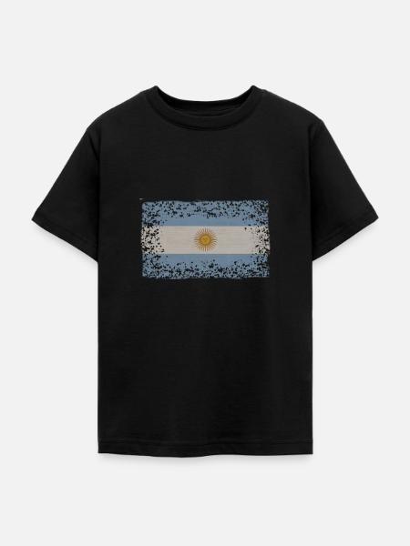 Argentinien - Teenager T-Shirt - Schwarz