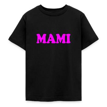 Mami - Teenager T-Shirt - Schwarz - Vorne - AI Model Teenager Male light (155cm)