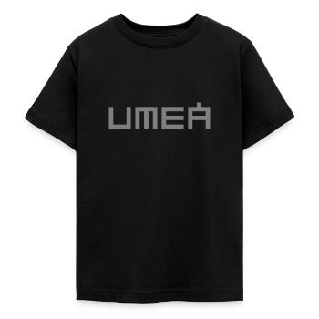 Umeå - T-shirt tonåring - svart - Fram - AI Model Teenager Male light (155cm)