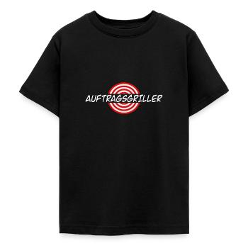 Auftragsgriller, lustige Sprüche fürs Grillen - Teenager T-Shirt - Schwarz - Vorne - AI Model Teenager Male light (155cm)