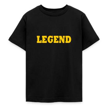 Legend - Teenager T-Shirt - Schwarz - Vorne - AI Model Teenager Male light (155cm)
