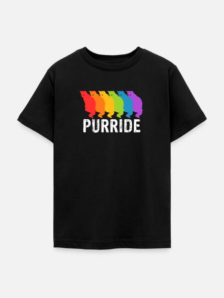 Gay Pride - Teenager T-Shirt - Schwarz
