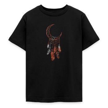Dream catcher sleeping esotericism - Teenage T-Shirt - black - Front - AI Model Teenager Male light (155cm)