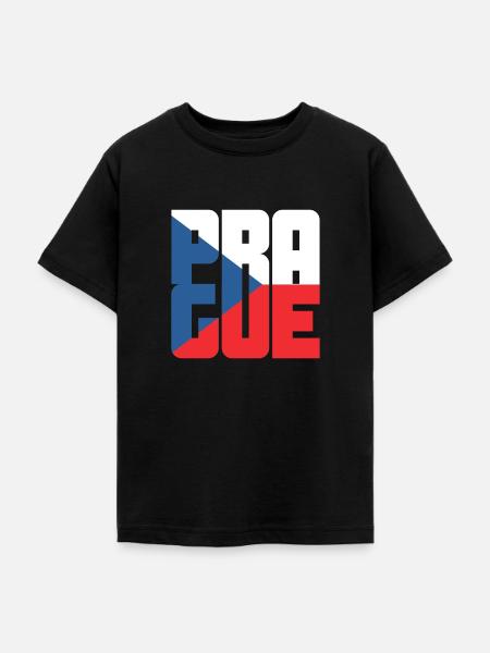 Prag - Teenager T-Shirt - Schwarz