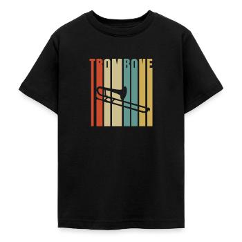 Posaune - Teenager T-Shirt - Schwarz - Vorne - AI Model Teenager Male light (155cm)